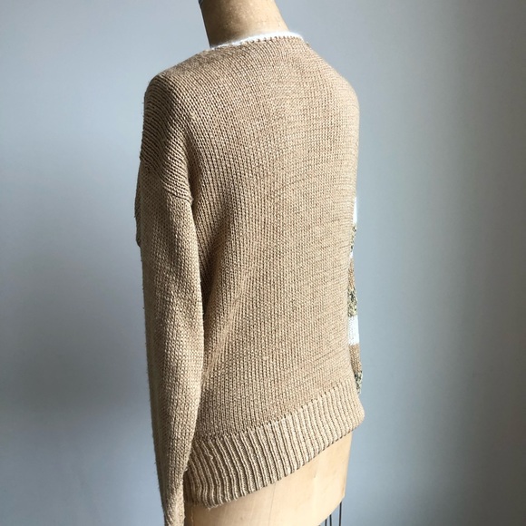Vintage James St. John Deep V-neck Sweater - Picture 4 of 6